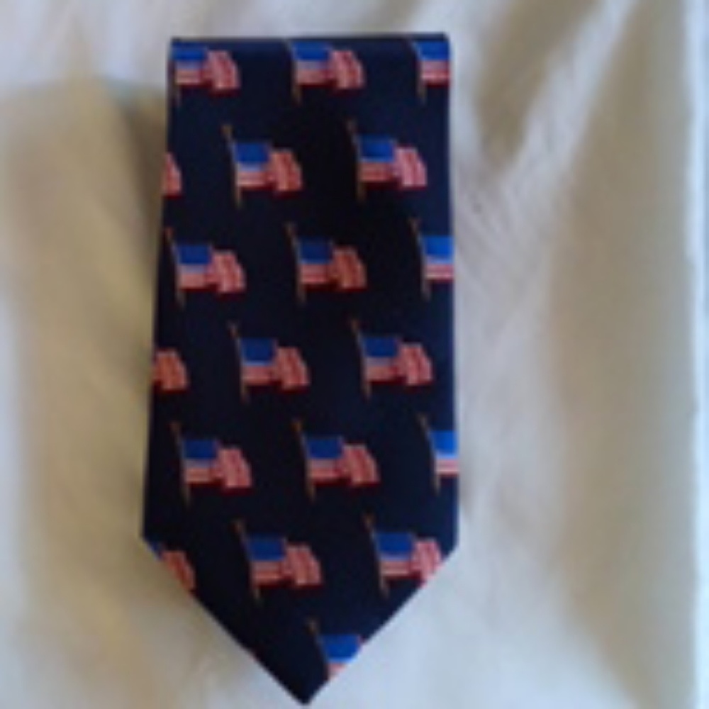God bless America men's tie